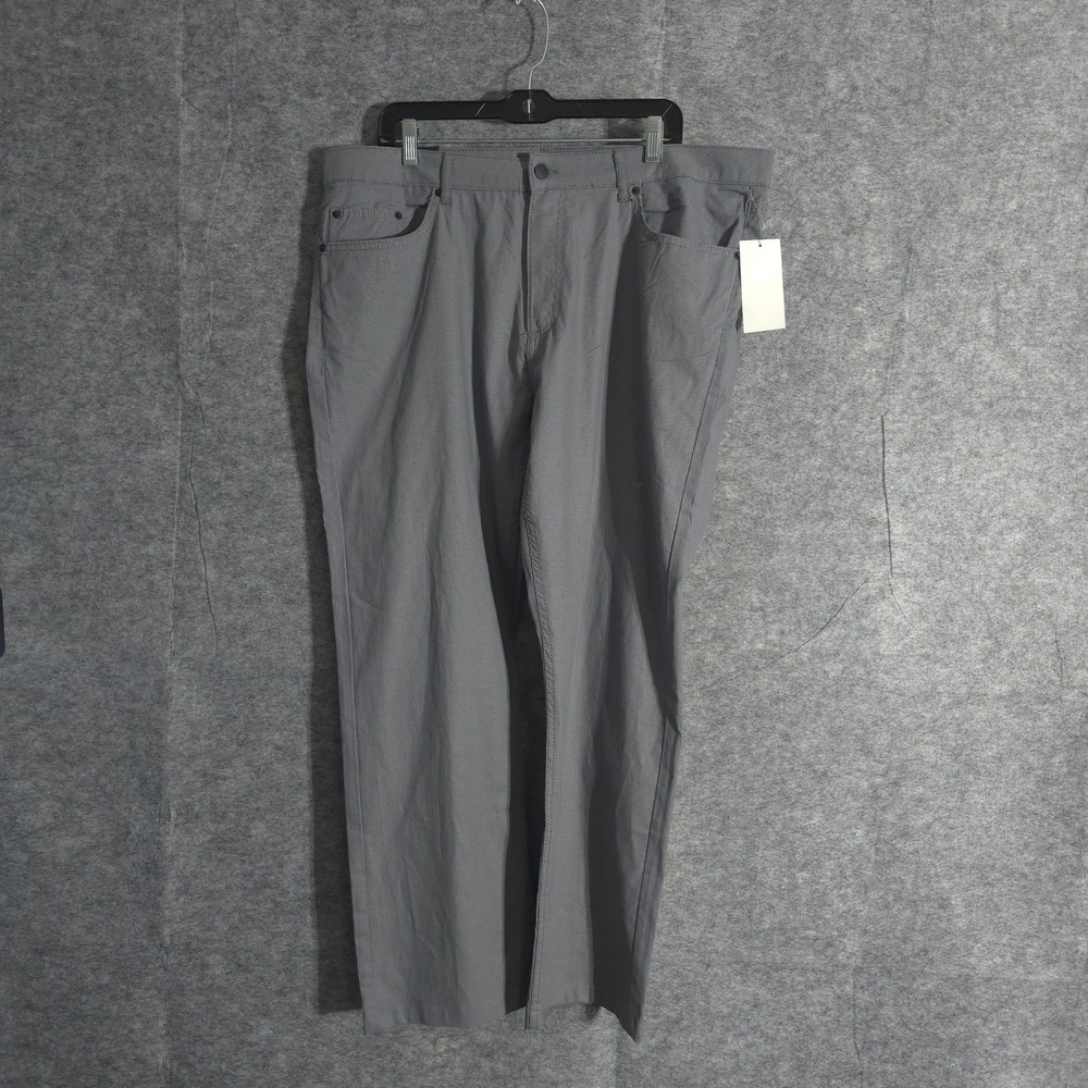 Kenneth Cole New York Gray Stretch Dress Pants Mens 38x32 New NWT Solid Designer